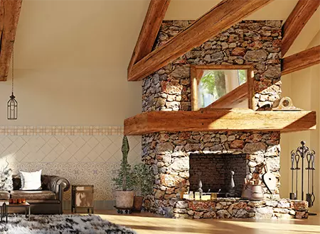 gas_fire_highend_Pricing_and_homepage_services_resizer - Motown Fire LLC - Motown Fire LLC luxury floor to ceiling stone fireplace