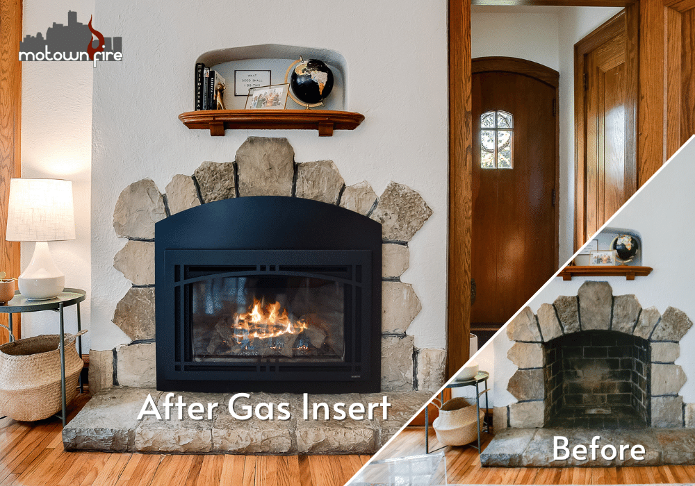 majestic gas insert transformation