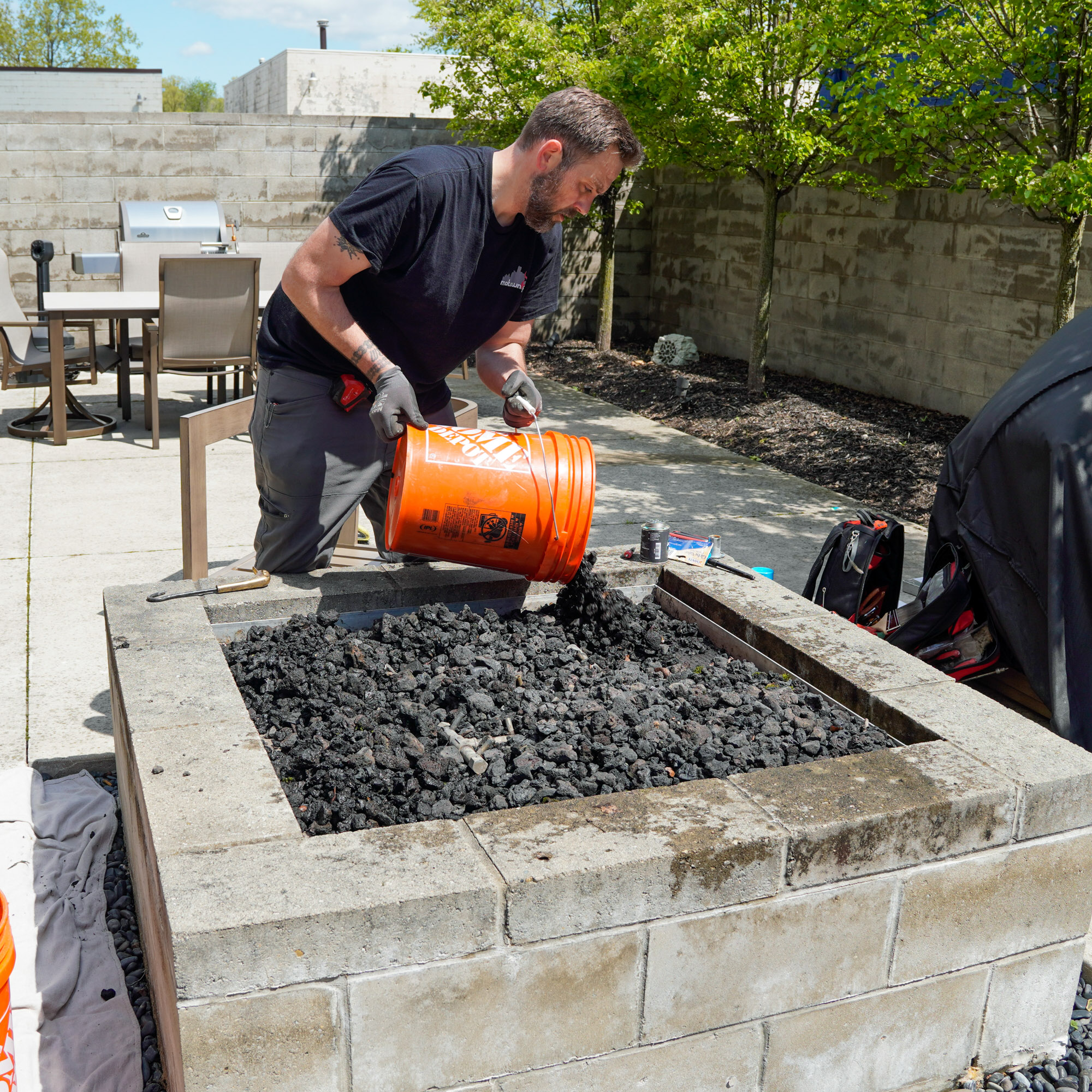 Outdoor Fire Pit & Fireplace Maintenance Birmingham and Ferndale MI