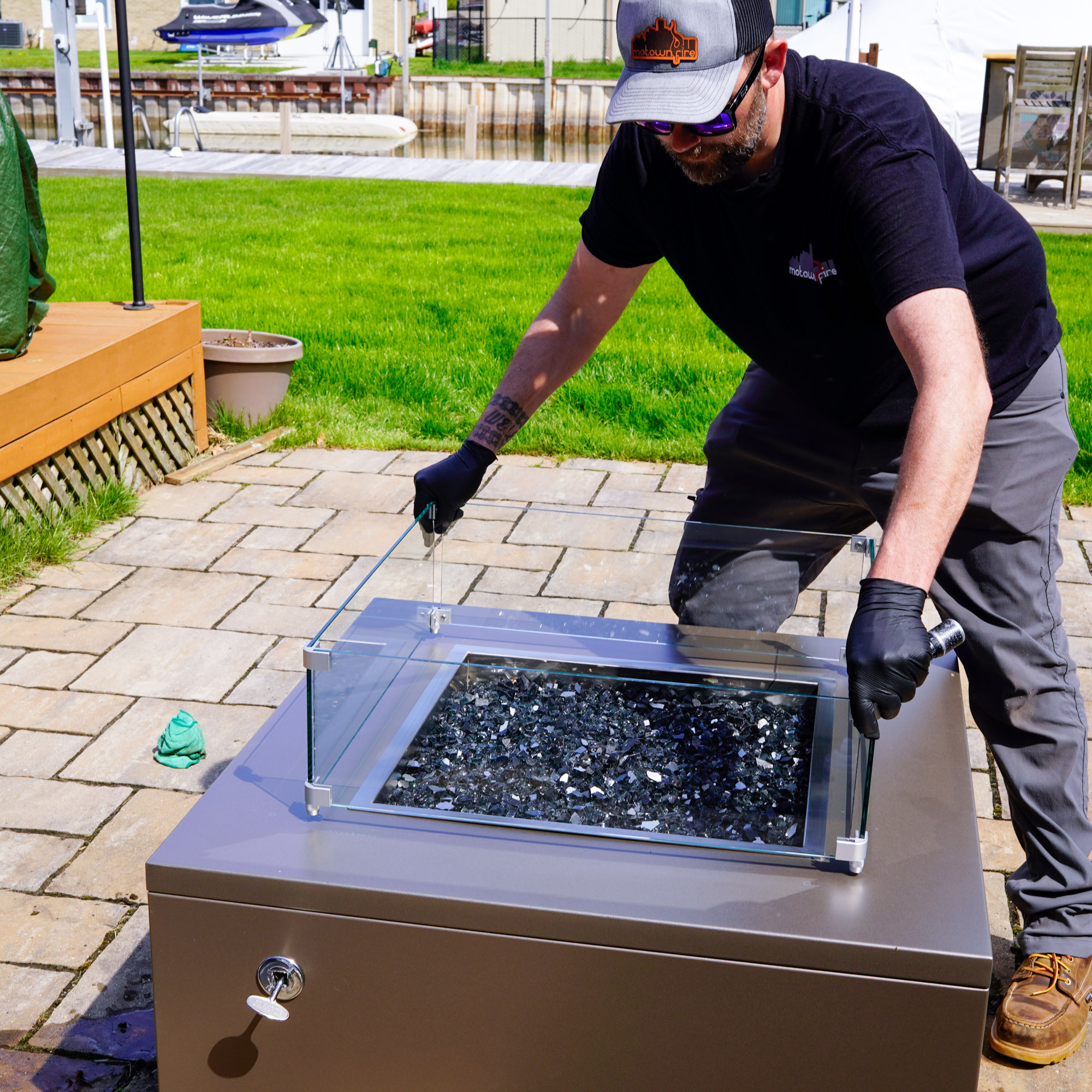 _FNS3498 Outdoor Fire Pit & Fireplace Maintenance Birmingham MI