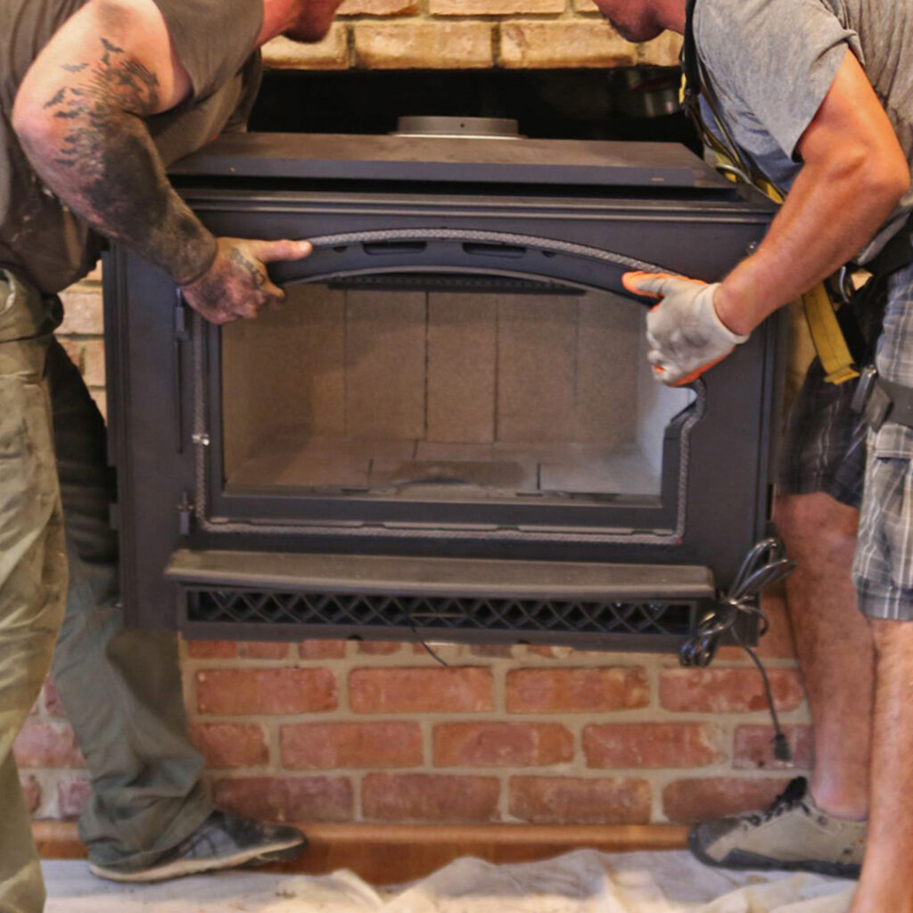 Gas Fireplace Insert Installation in Royal Oak and Troy MI