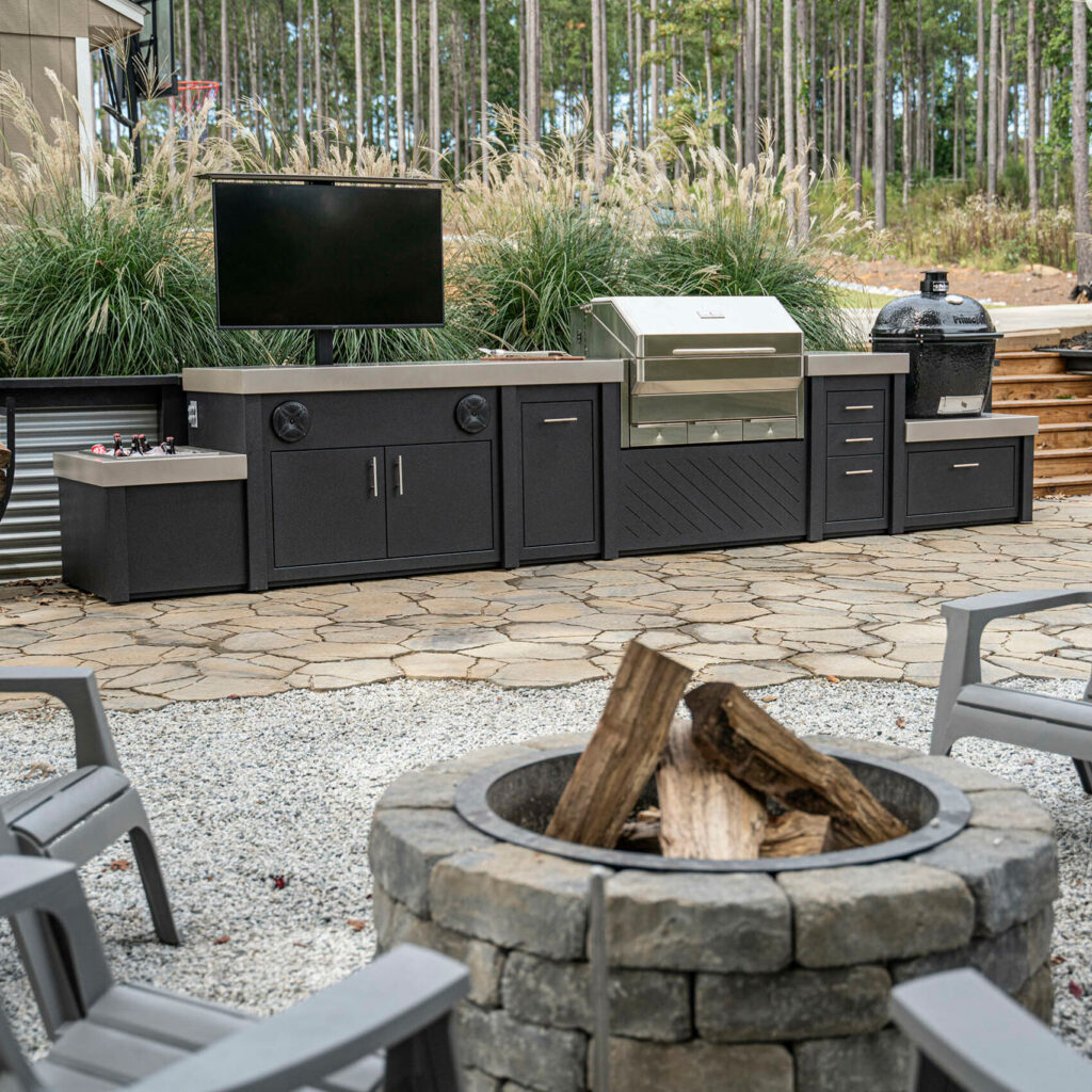 Outdoor kitchen installation in Grosse Pointe Park and Ferndale MI