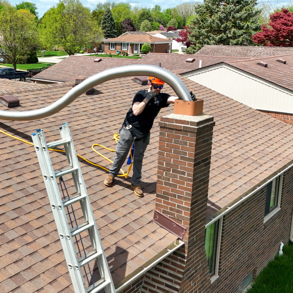 Chimney liner and stainless steel liner installation in Troy & Berkley, MI