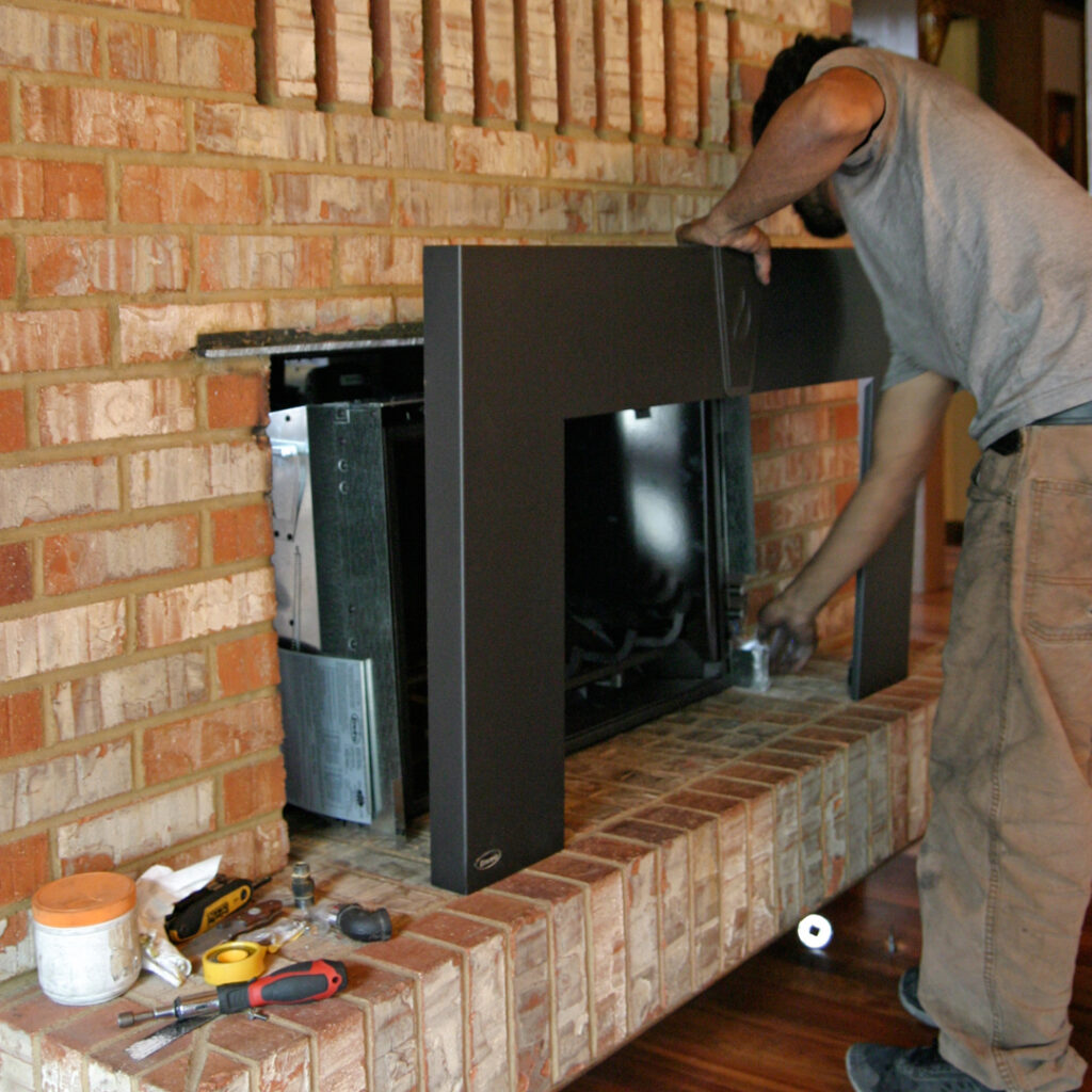 We convert wood fireplace into Gas Fireplaces in Grosse Pointe Woods & Royal Oak, MI