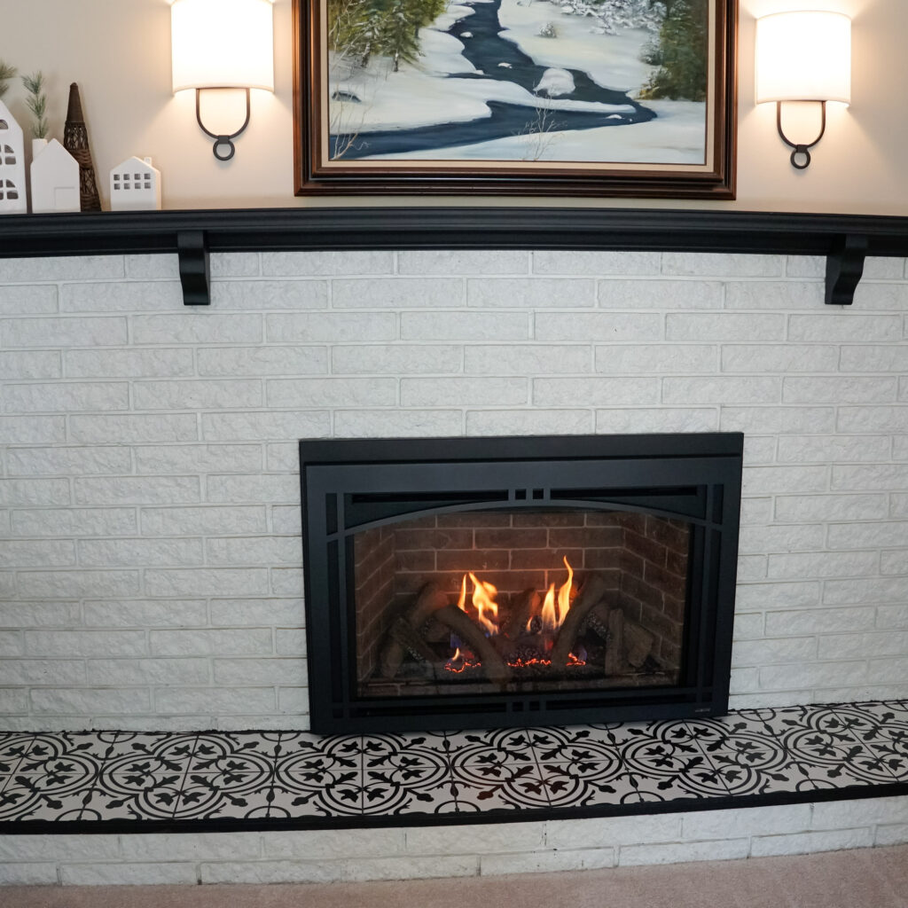 Gas Fireplace Insert Installation in Royal Oak and Troy MI