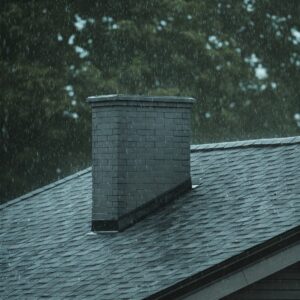 Chimney with water damage in Detroit, MI.