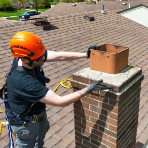 Chimney inspection in Royal Oak, MI.