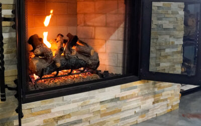 Gas fireplace maintenance in Detroit, MI.