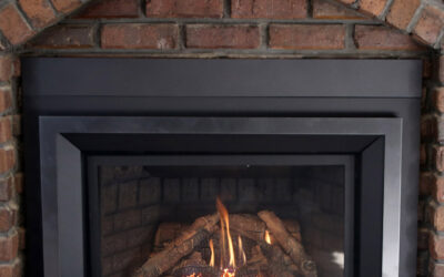 Efficient gas fireplace insert in Troy, MI.