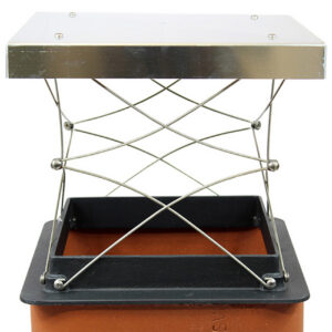 Chimney damper installation in Ferndale, MI.