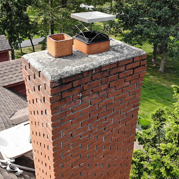Chimney damper functions in Lake Orion, MI.