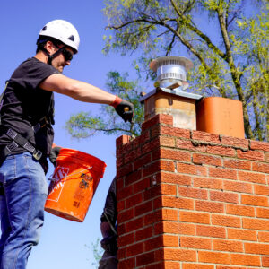 Professional chimney repairs in Troy, MI.