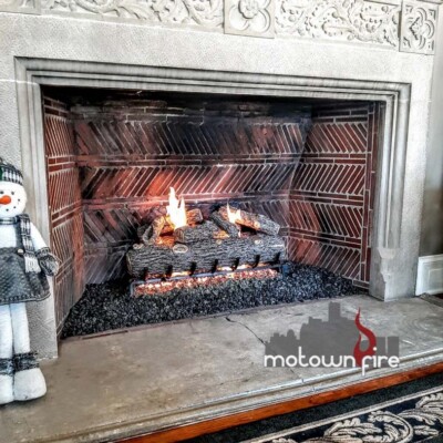 victorian gas fireplace