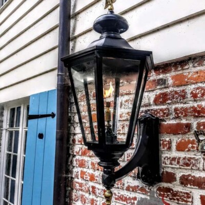 gas lamp fixture